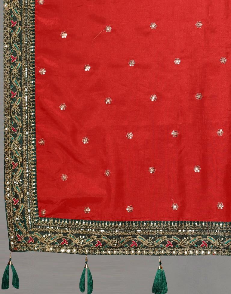 Red Silk Saree | Sudathi