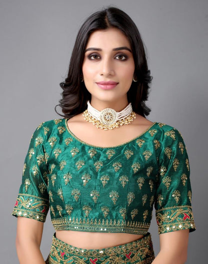 Pista Green Silk Saree | Sudathi