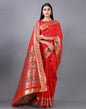 Red Cotton Silk Saree | Sudathi