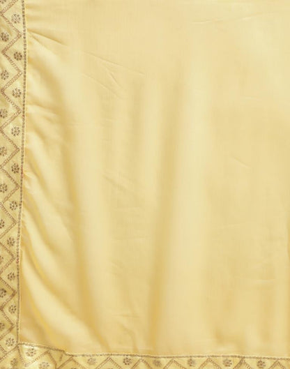 Light Yellow Chiffon Saree | Sudathi