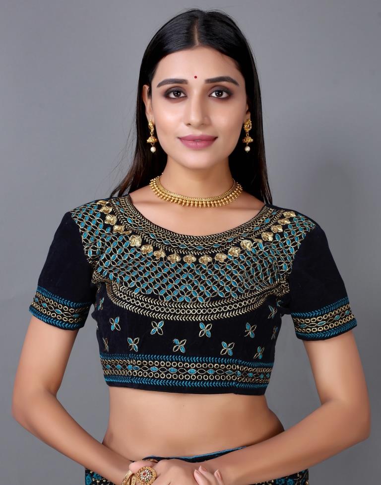 Rama Blue Silk Saree | Sudathi