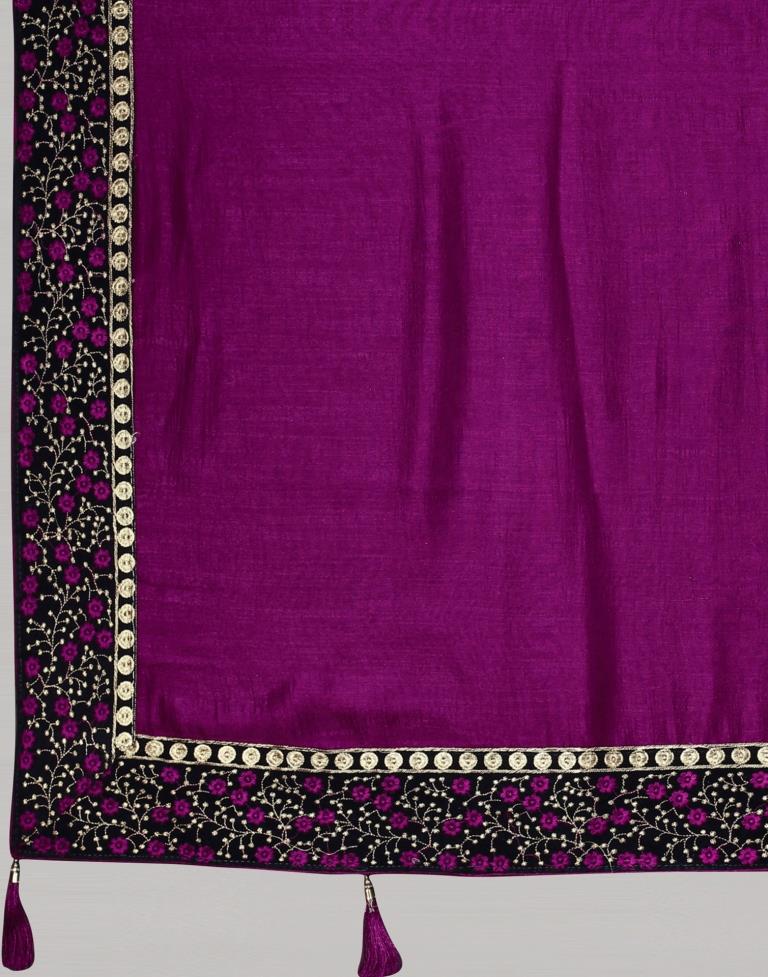 Wine Silk Saree | Sudathi