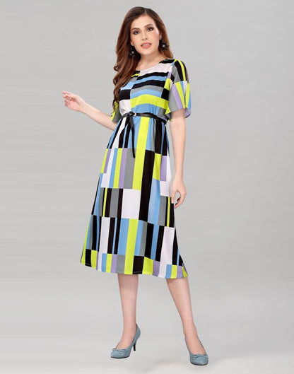 Multicolour Summer Cool Dress | Sudathi