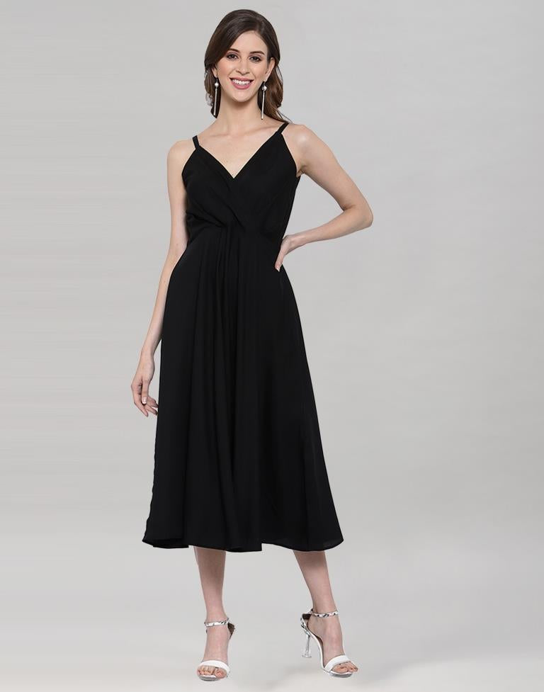 Black Flared Dress | Sudathi