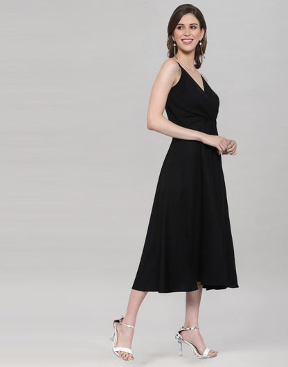 Black Flared Dress | Sudathi