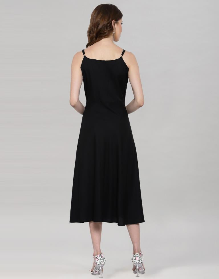 Black Flared Dress | Sudathi