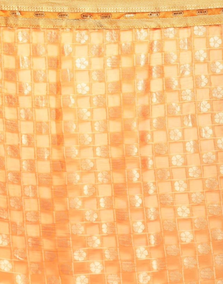 Orange Silk Saree | Sudathi