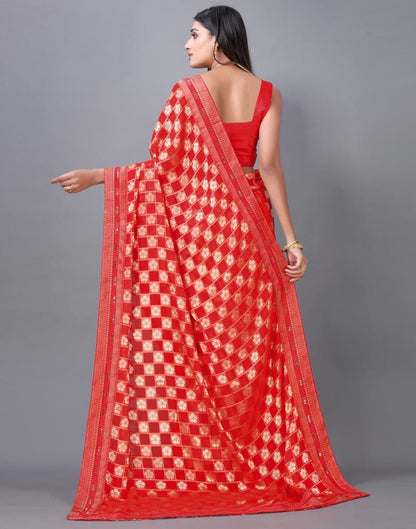 Red Silk Saree | Sudathi
