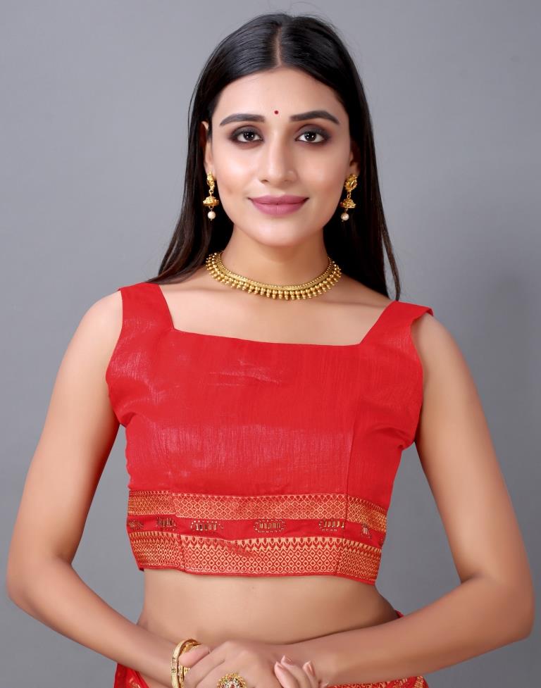 Red Silk Saree | Sudathi