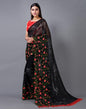 Black Embroidery Saree | Sudathi