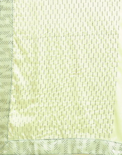 Pastel Mint Green Silk Saree | Sudathi