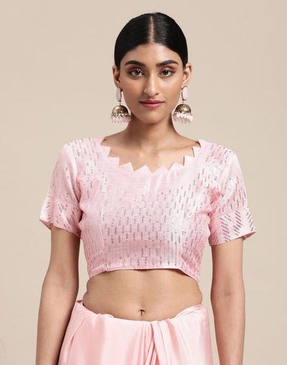 Light Pink Silk Saree | Sudathi