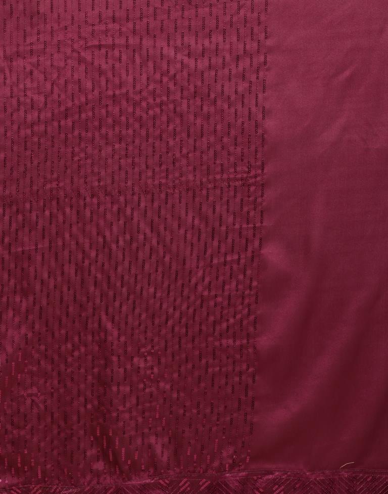 Magenta Silk Saree | Sudathi