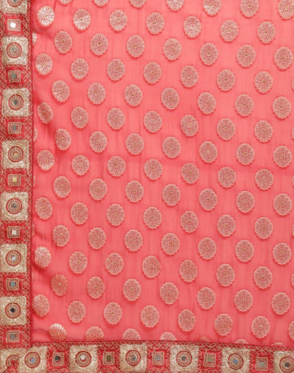 Red Embroidery Saree | Sudathi