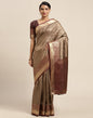 Dark Brown Silk Saree | Sudathi