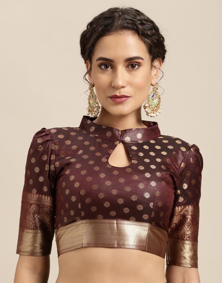 Parrot Green Silk Saree | Leemboodi