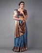 Dark Blue Banarasi Silk Saree | Sudathi