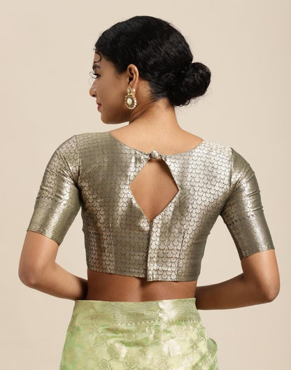 Pista Green Silk Saree | Sudathi