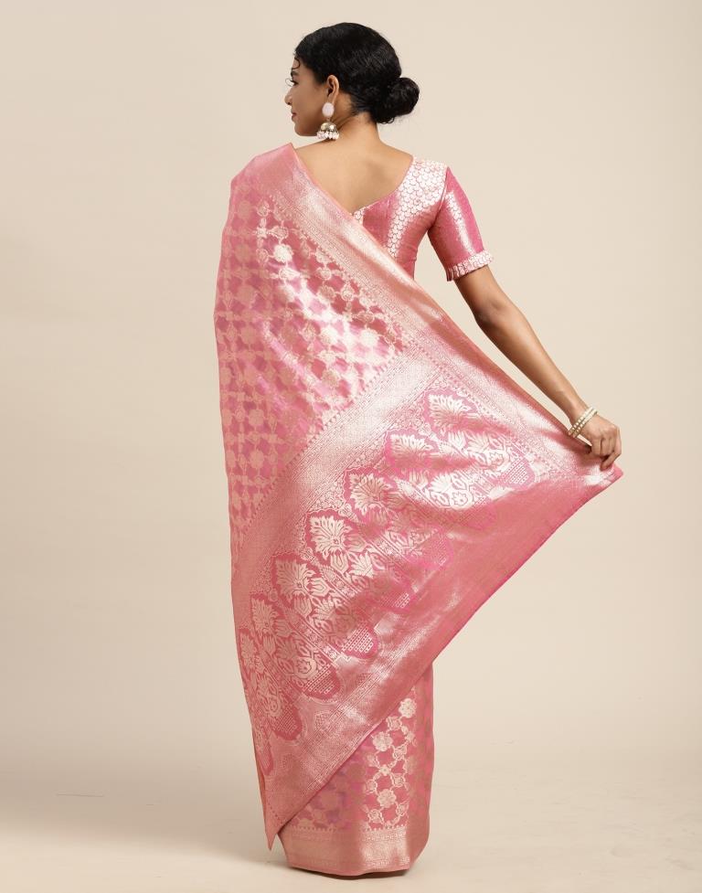 Light Pink Silk Saree | Sudathi