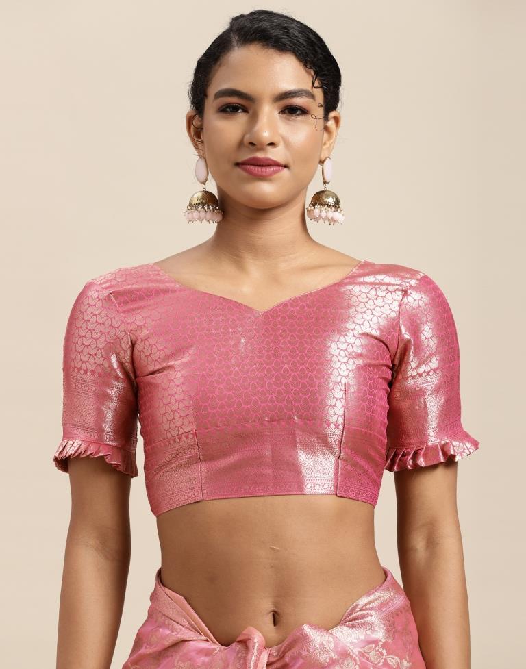 Light Pink Silk Saree | Sudathi