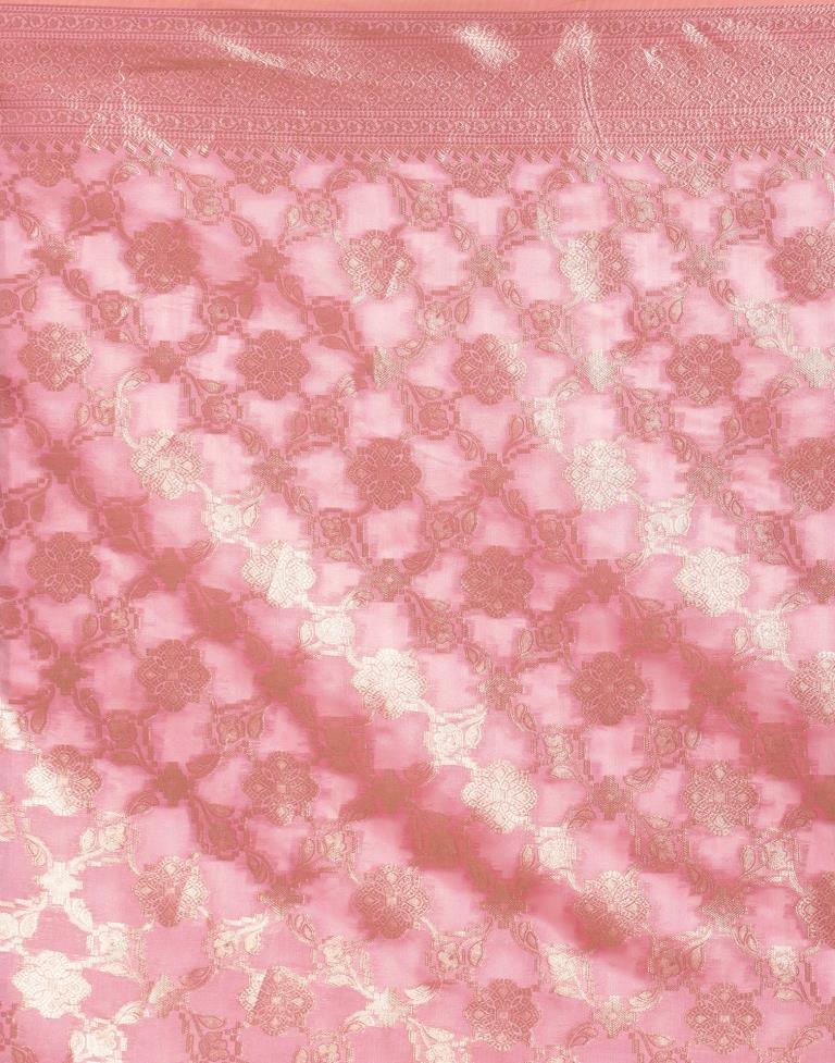 Light Pink Silk Saree | Sudathi