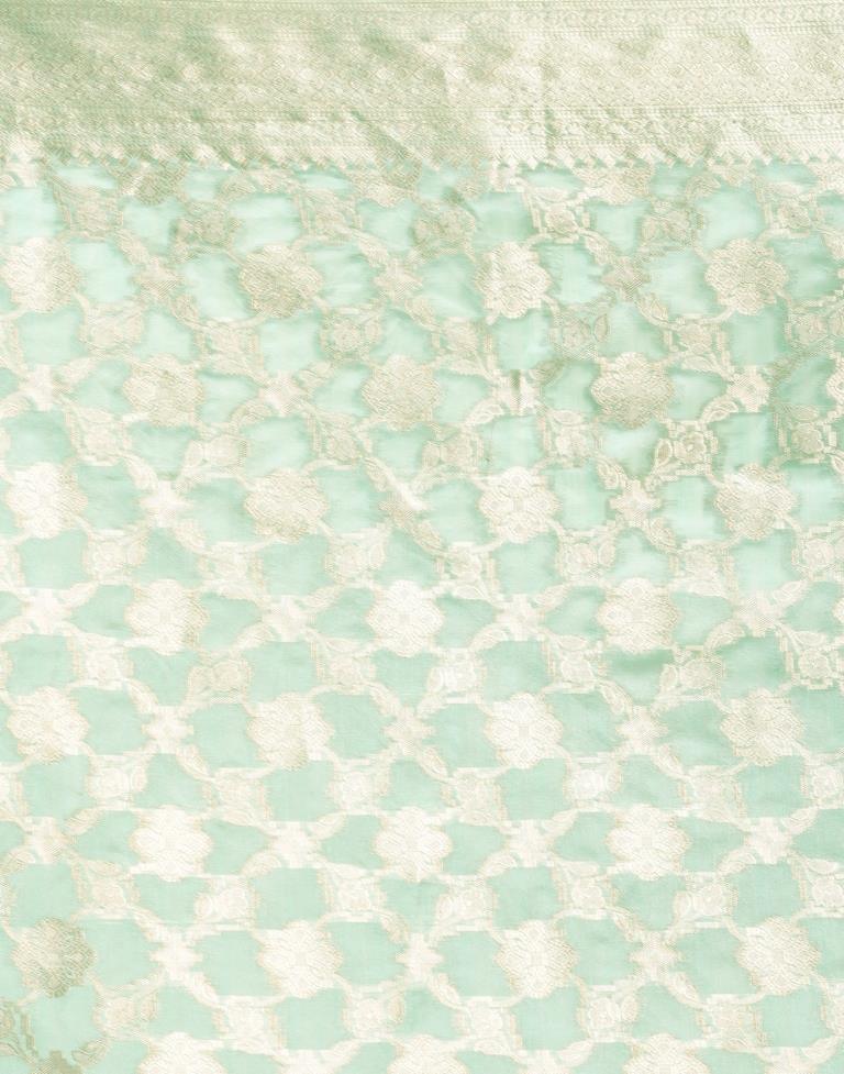 Mint Green Silk Saree | Sudathi