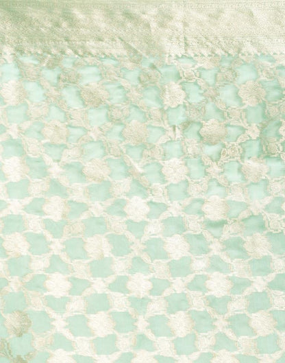 Mint Green Silk Saree | Sudathi