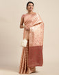 Peach Silk Saree | Sudathi