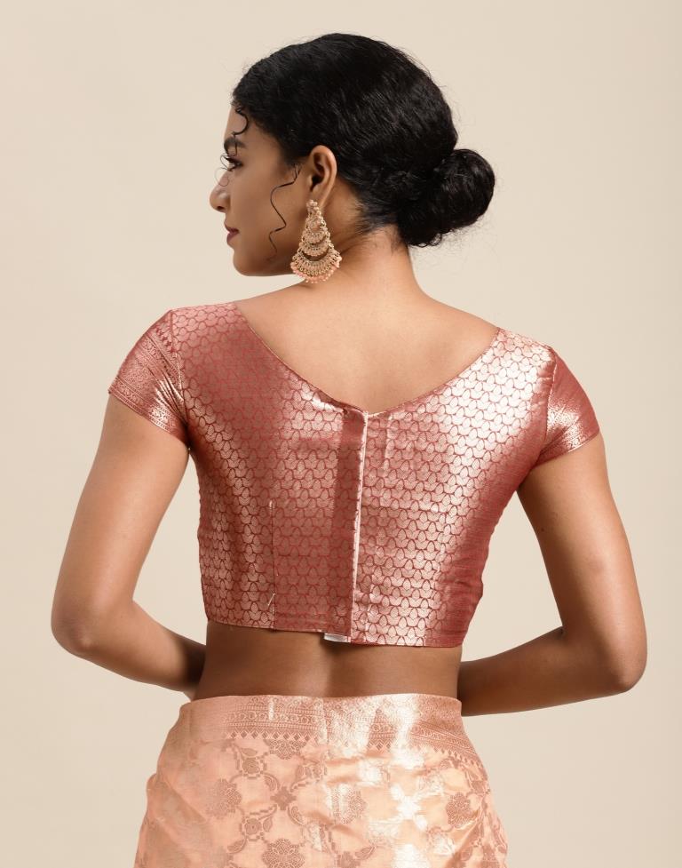 Peach Silk Saree | Sudathi