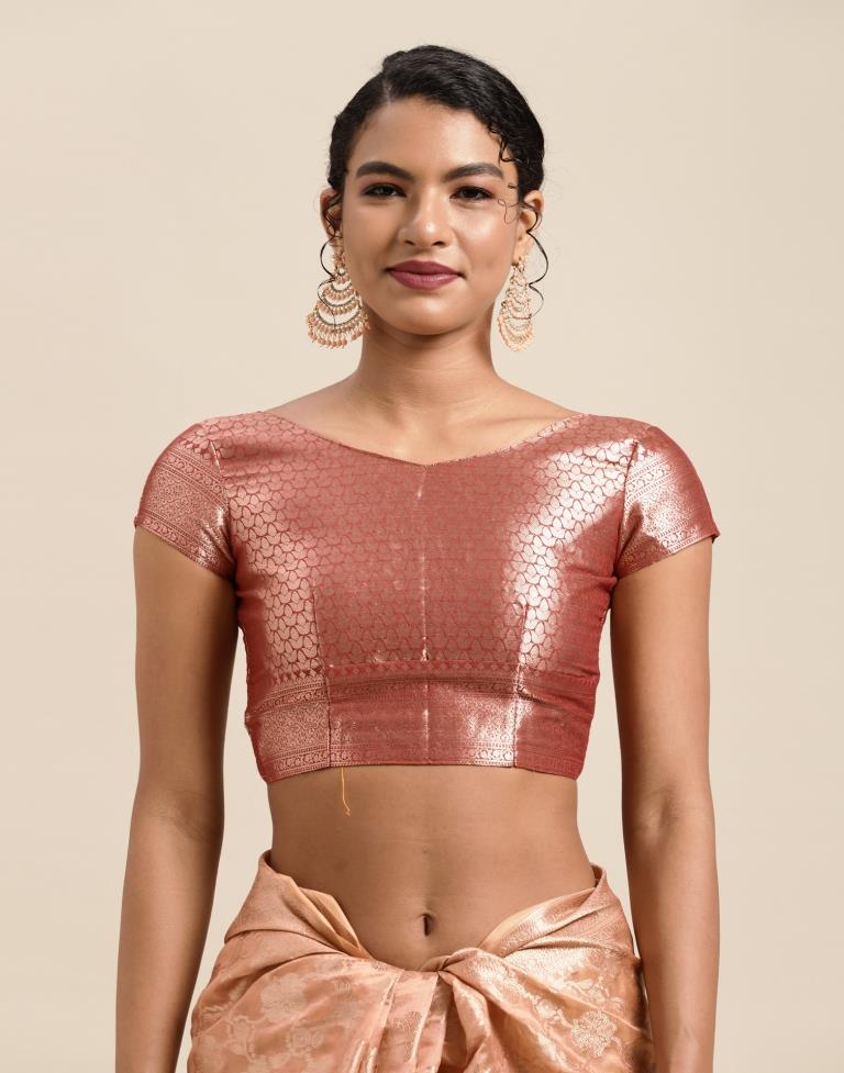 Peach Silk Saree | Sudathi