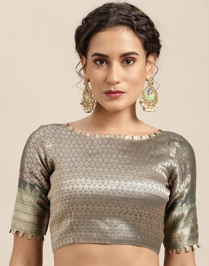 Pista Green Silk Saree | Leemboodi