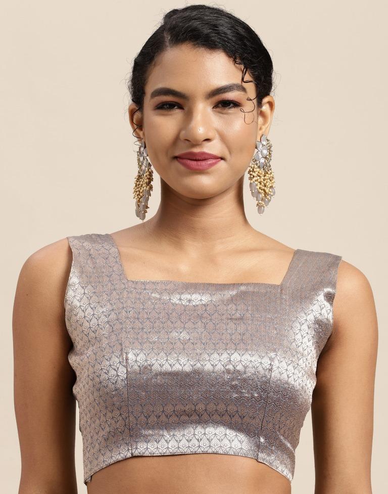 Grey Silk Saree | Leemboodi