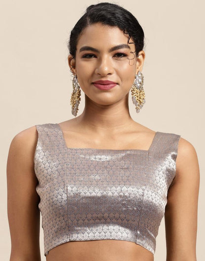 Grey Silk Saree | Leemboodi