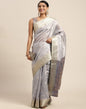 Grey Silk Saree | Leemboodi