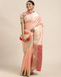 Peach Silk Saree | Leemboodi