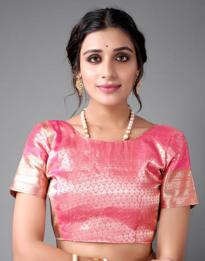 Rose Pink Silk Saree | Sudathi