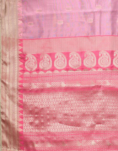 Rose Pink Silk Saree | Sudathi