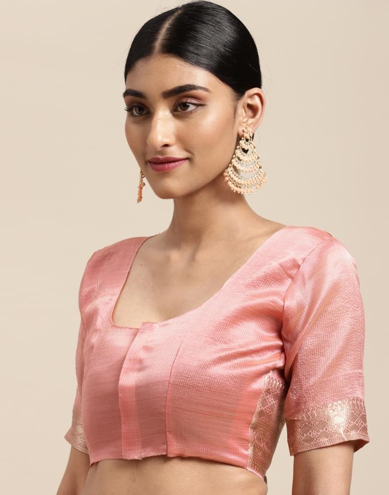 Light Pink Embroidery Saree | Sudathi