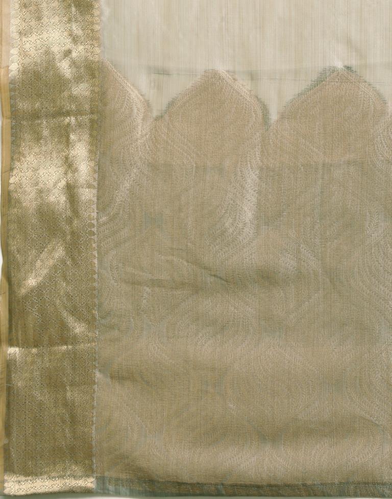 Grey Kanjivaram Silk Saree | Sudathi