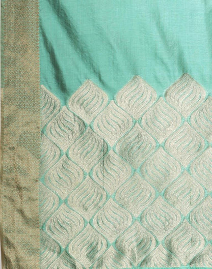 Mint Green Kanjivaram Silk Saree | Sudathi