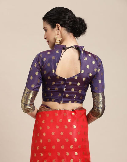 Red Banarasi Silk Saree | Sudathi