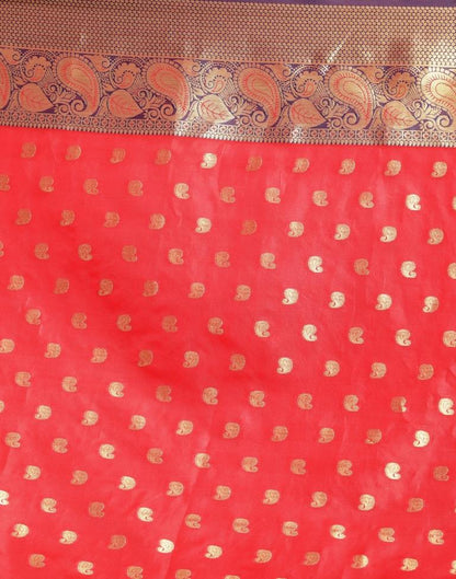Red Banarasi Silk Saree | Sudathi