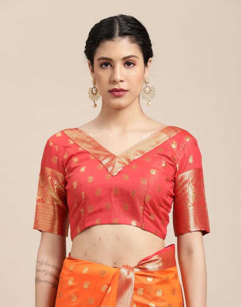 Turmeric Yellow Banarasi Silk Saree | Sudathi