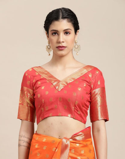 Turmeric Yellow Banarasi Silk Saree | Sudathi