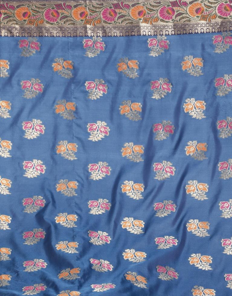 Blue Silk Saree | Sudathi