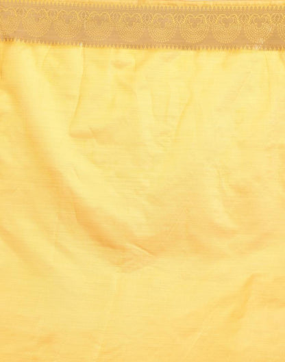 Yellow Kanjivaram Silk Saree | Sudathi