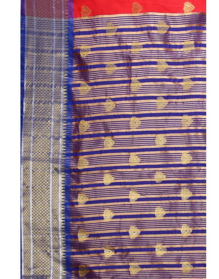 Red Banarasi Silk Saree | Sudathi