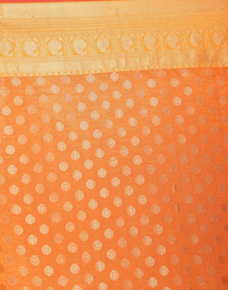 Orange Silk Saree | Sudathi