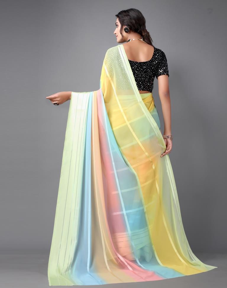 Multicolour Georgette Saree | Sudathi