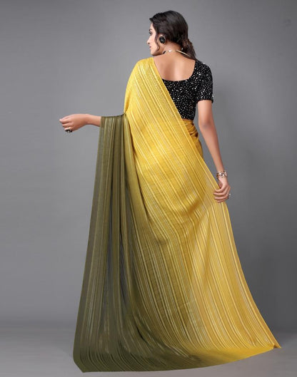 Turmeric Yellow Georgette Saree | Sudathi